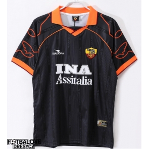 AS Roma 1999-2000 Retro Alternativní Dres Krátký Rukáv